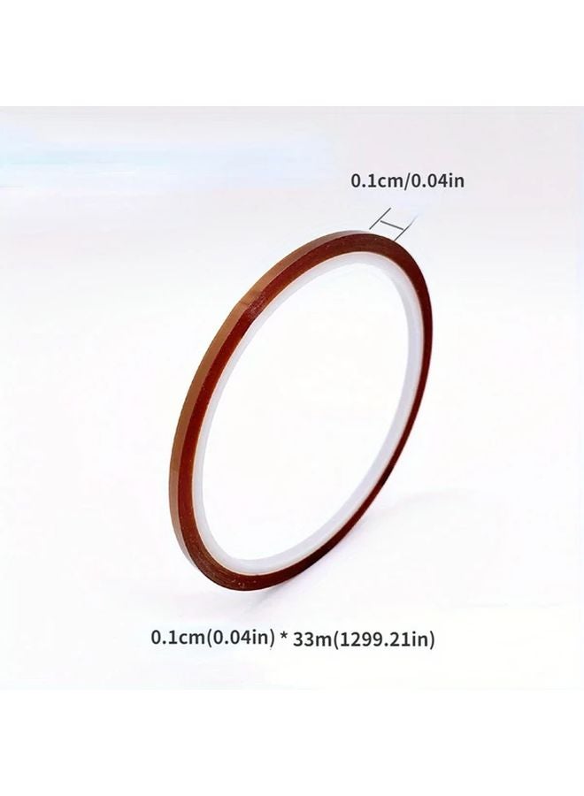 Golden Tone High Temp Resistant Polyimide Tape 0 24inch x 33 Thermal Insulation - Image 5