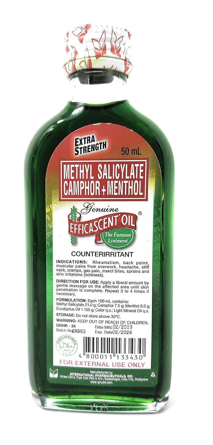 EFFICASCENT OIL زيت إيفيكاسنت مضاد للتهيج 50 مل قوة إضافية