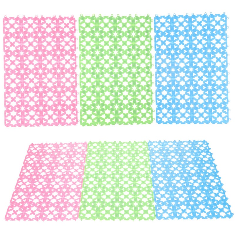 6Pcs Heart Shaped Pet Bed Pads For Rabbits Guinea Pigs Hamsters Cage Mat - Image 2
