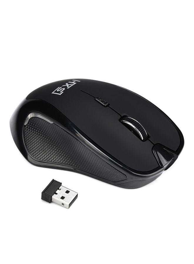 NIBEMINENT 2.4Ghz Multimedia Wireless Optical Mouse Black - Image 2