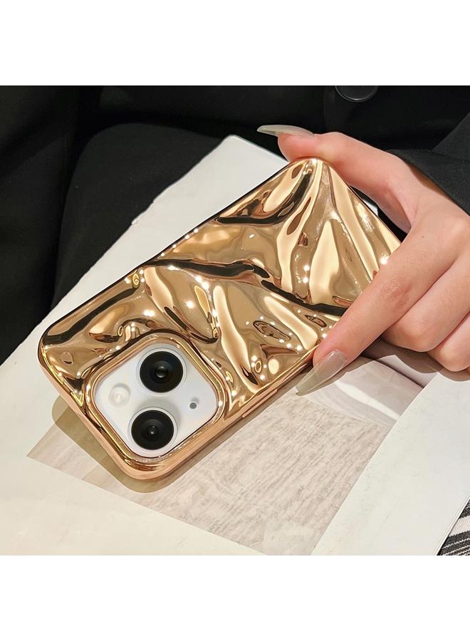 S-TOP Case For iPhone 14 Water Ripple Electroplating Paint TPU Phone Case - Image 3