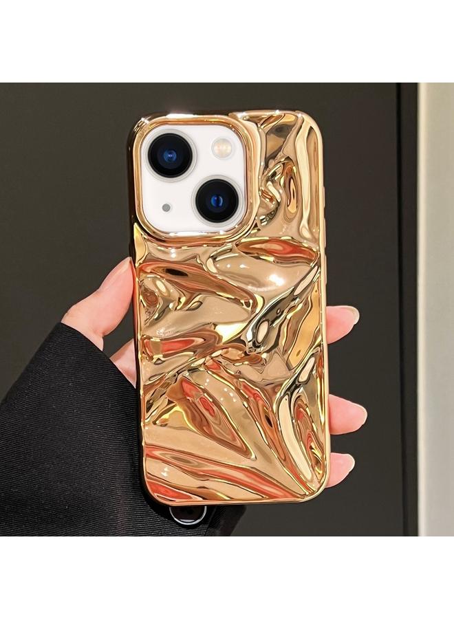 S-TOP Case For iPhone 14 Water Ripple Electroplating Paint TPU Phone Case - Image 1