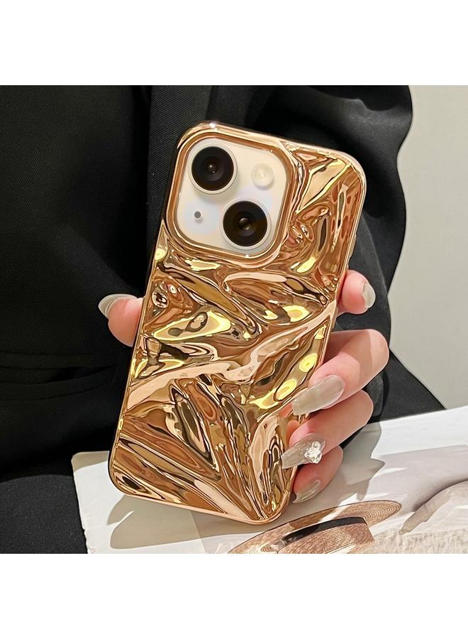 S-TOP Case For iPhone 14 Water Ripple Electroplating Paint TPU Phone Case - Image 2