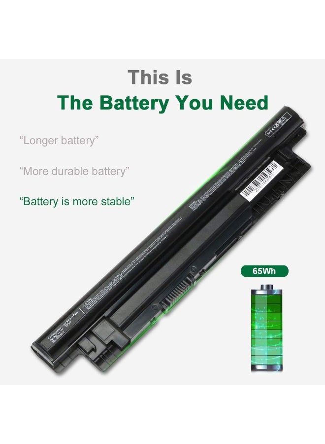 Terabyte بطارية لابتوب بديلة جديدة 11.1 فولت 65 واط ساعي MR90Y لجهاز ديل إنسبيرون 14 3421 14R 5421 14R 5437 15 3521 15R 5521 15R 5537 17 3721 17 3737 17R 5721 17R 5737 تناسب ديل لاتيتود 3440 3540 فوسرو 2421 2521 - Image 2