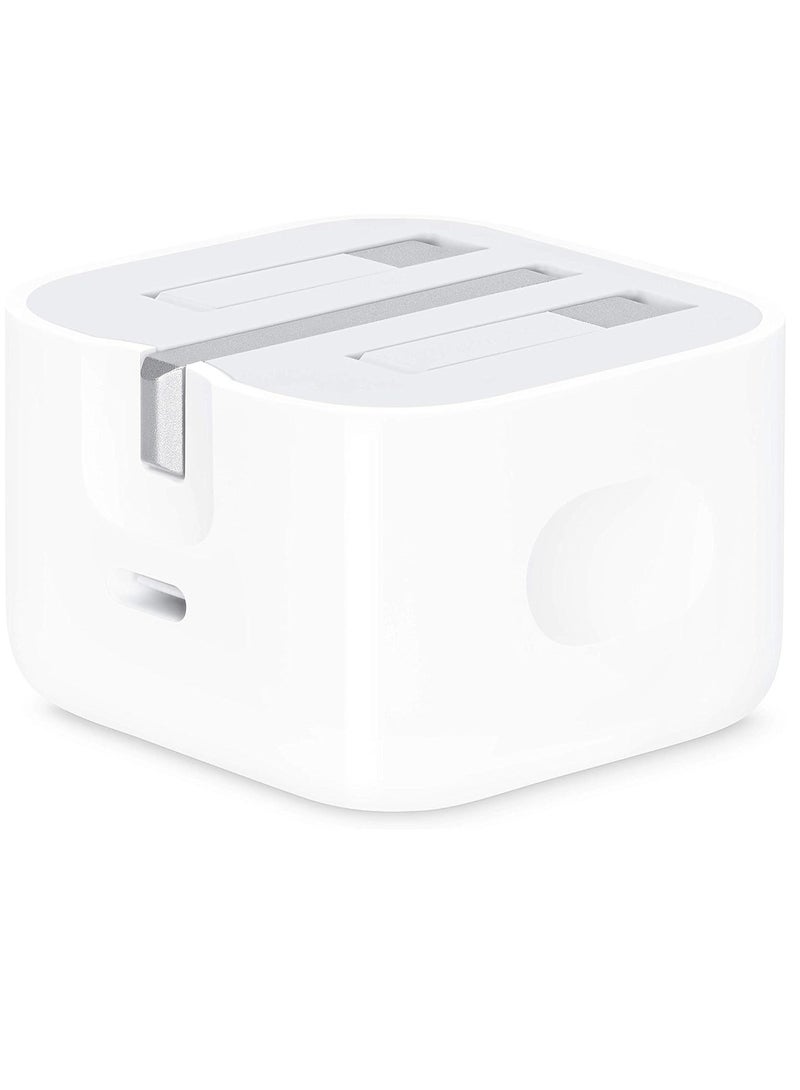 Type C Fast Charger PD 20W Power Adapter for phones Plug PD Power Adapter Wall Plug Compatible with iPhone 14 13, 13pro 12 Pro Max/12 Mini/SE (White) - Image 4