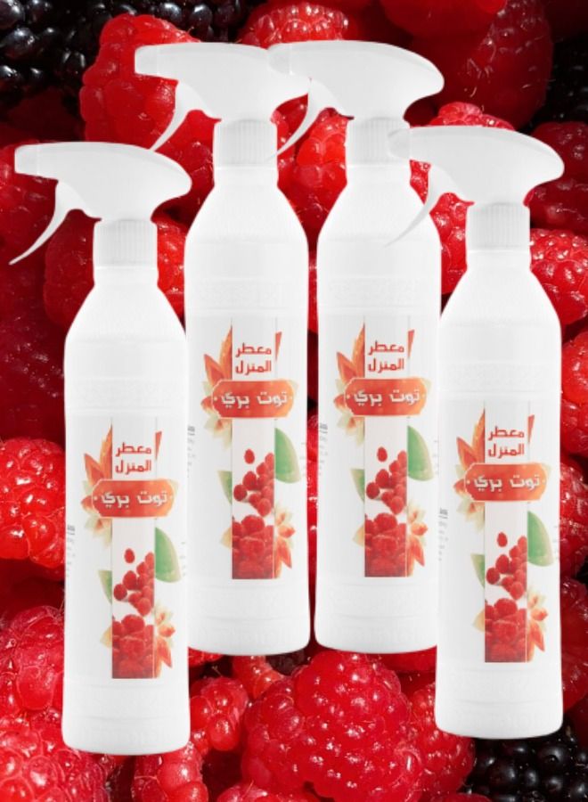 بانافع 4 قطع معطر منزل توت بري 500مل - Image 1