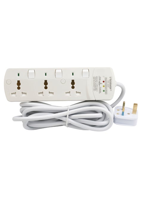 Extension 3G/3M Universal Socket With Surge Protection & Indicators TPB 3ASP DCL & ESMA Approved Terminator
