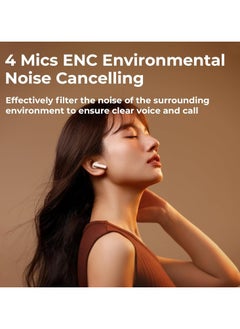 General Wireless Earbuds, IPX4 Waterproof Hi-Fi Stereo Bass Bluetooth Headset, V5.3 Wireless Headset, Noise-Cancelling In-Ear Headphones with Microphone and Charging Case for iPhone and Android  - Image 4