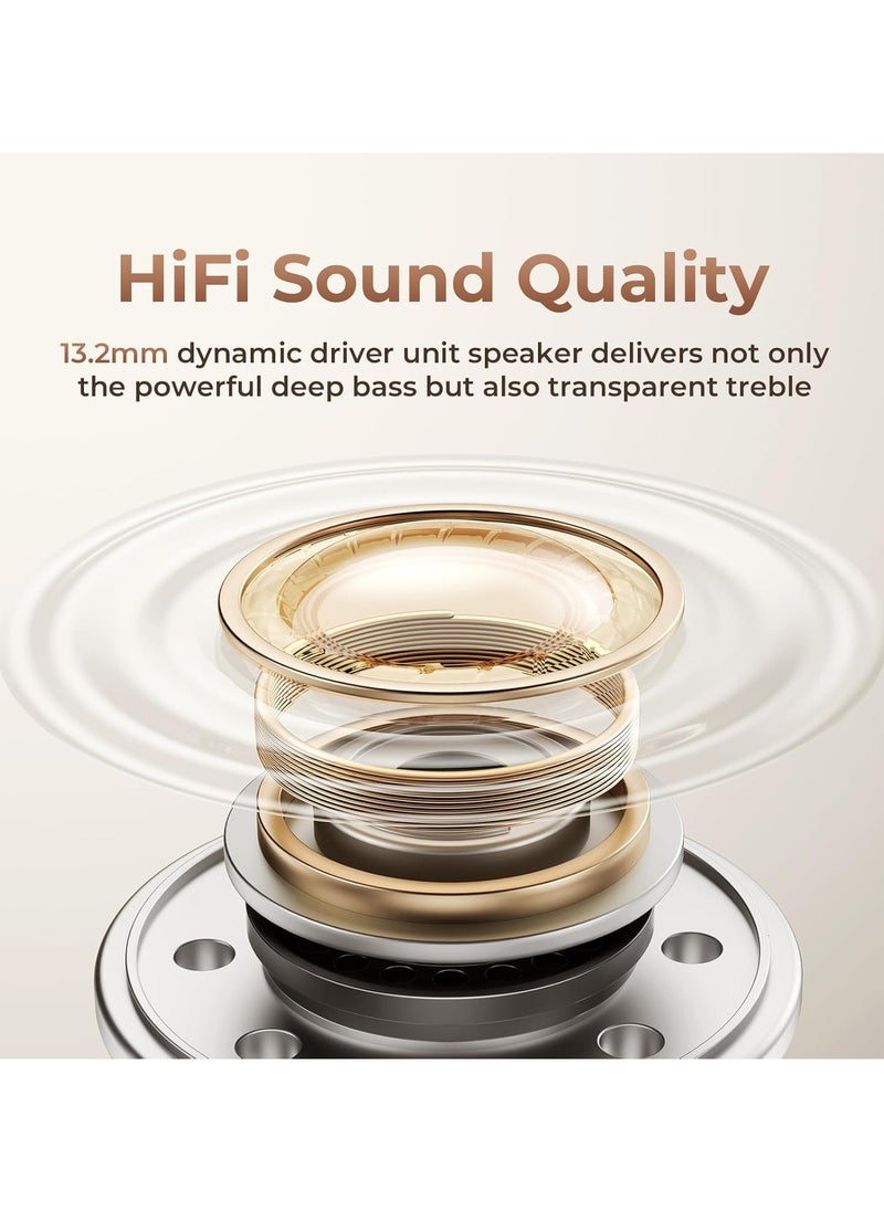 General Wireless Earbuds, IPX4 Waterproof Hi-Fi Stereo Bass Bluetooth Headset, V5.3 Wireless Headset, Noise-Cancelling In-Ear Headphones with Microphone and Charging Case for iPhone and Android  - Image 5