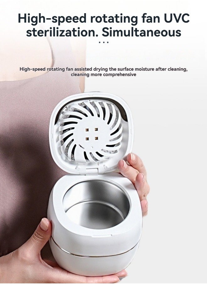 M MIAOYAN Portable rechargeable ultrasonic cleaning machine UV sterilizer braces pacifier cleaning machine  - Image 3