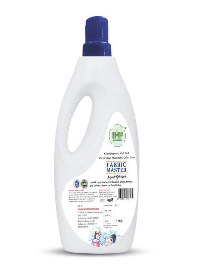 IHP Liquid Detergent (1L) + Gel Pouch Citrus Blast Combo for Washing Clothes & All Types of Clothes (Silk,Chiffon,Cotton) | Liquid Detergent + Gel Pouch for Freshness In Washrooms & Cars (Combo of 2) - Image 3