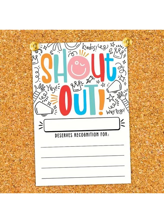 25pcs Invitation Graffiti Calling Cards Thank You And Recognition Reward Cards 15.2x10.2cm 6x4inch Suitable For Teachers Employees Office Staff Work Bulletin Board - Image 5