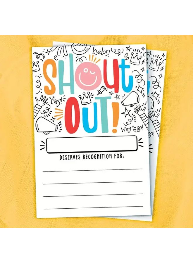 25pcs Invitation Graffiti Calling Cards Thank You And Recognition Reward Cards 15.2x10.2cm 6x4inch Suitable For Teachers Employees Office Staff Work Bulletin Board - Image 4