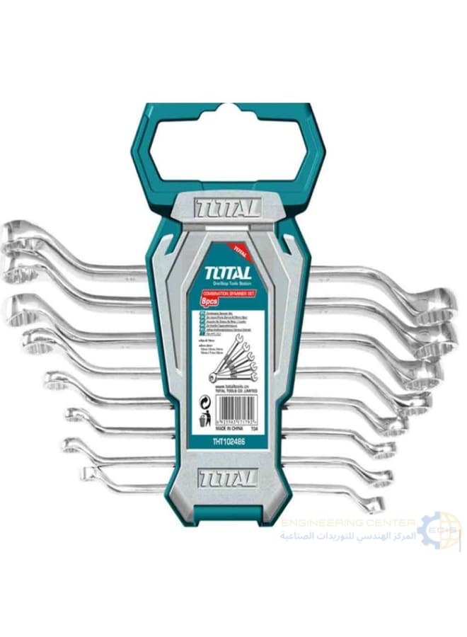 Total 8-Piece Angle Wrench Set 6-22mm THT102486