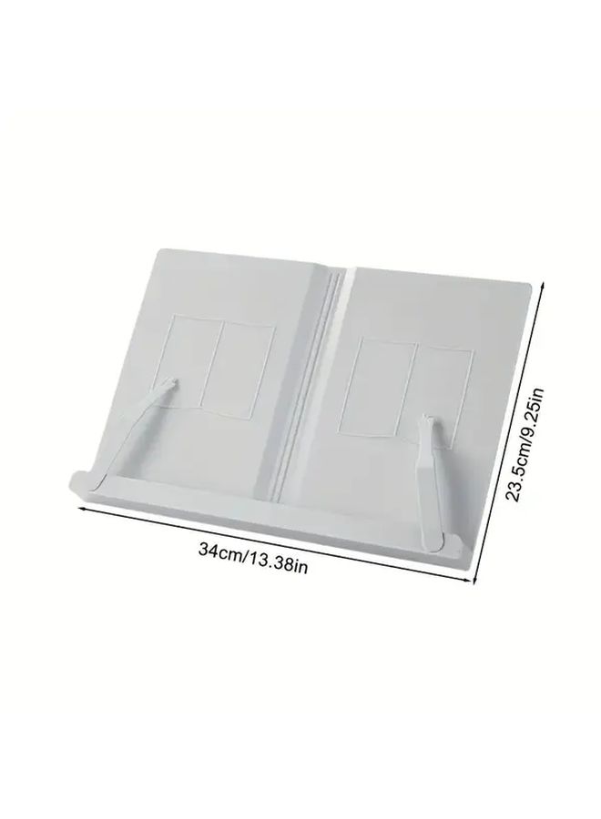 Pink Ergonomic Adjustable Tablet And Book Stand Holder Hands Free For Reading Writing Studying - Image 2