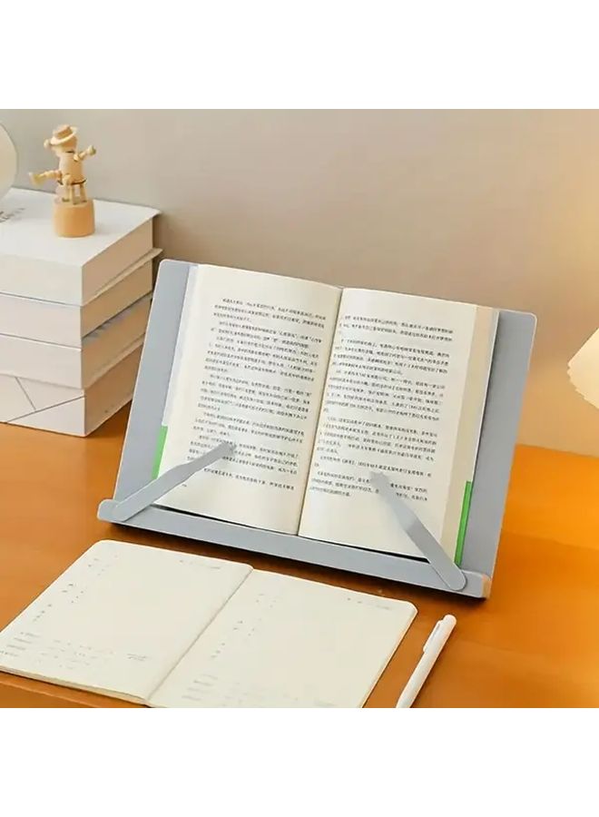 Pink Ergonomic Adjustable Tablet And Book Stand Holder Hands Free For Reading Writing Studying - Image 5