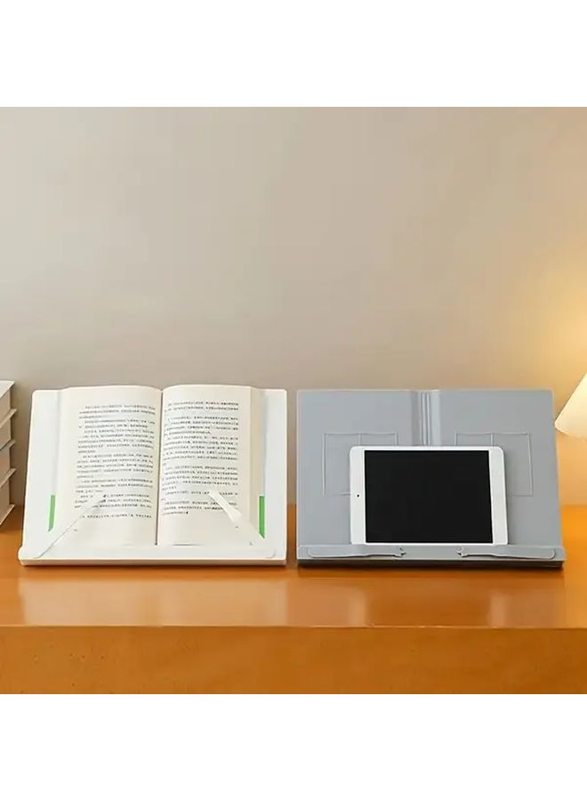 Pink Ergonomic Adjustable Tablet And Book Stand Holder Hands Free For Reading Writing Studying - Image 4
