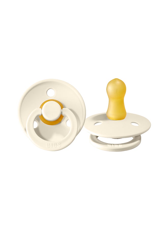Alyashmac Pacifier Size 1,  Baby 0-6M , 1-piece - Ivory - Image 1