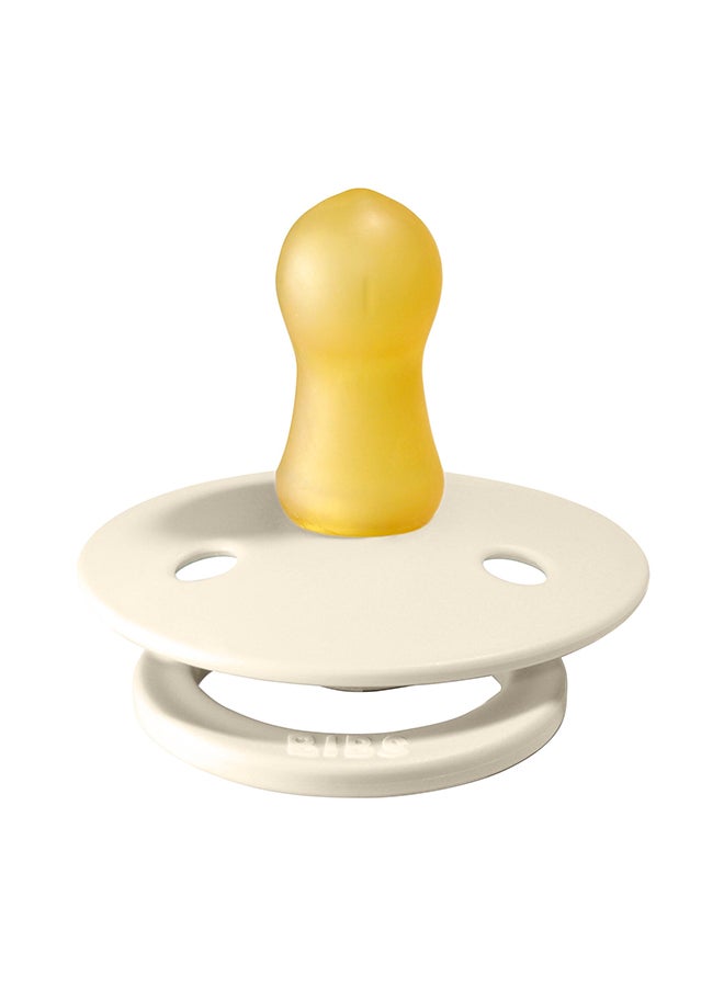 Alyashmac Pacifier Size 1,  Baby 0-6M , 1-piece - Ivory - Image 2