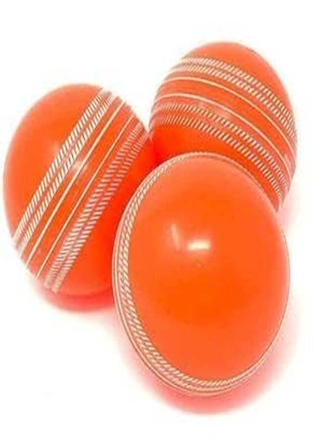 CABRIO Cricket I 10 Rubber Synthetic Ball Pack Of 3, Best For Practice And Training, All Age Groups,Multicolor - Image 4