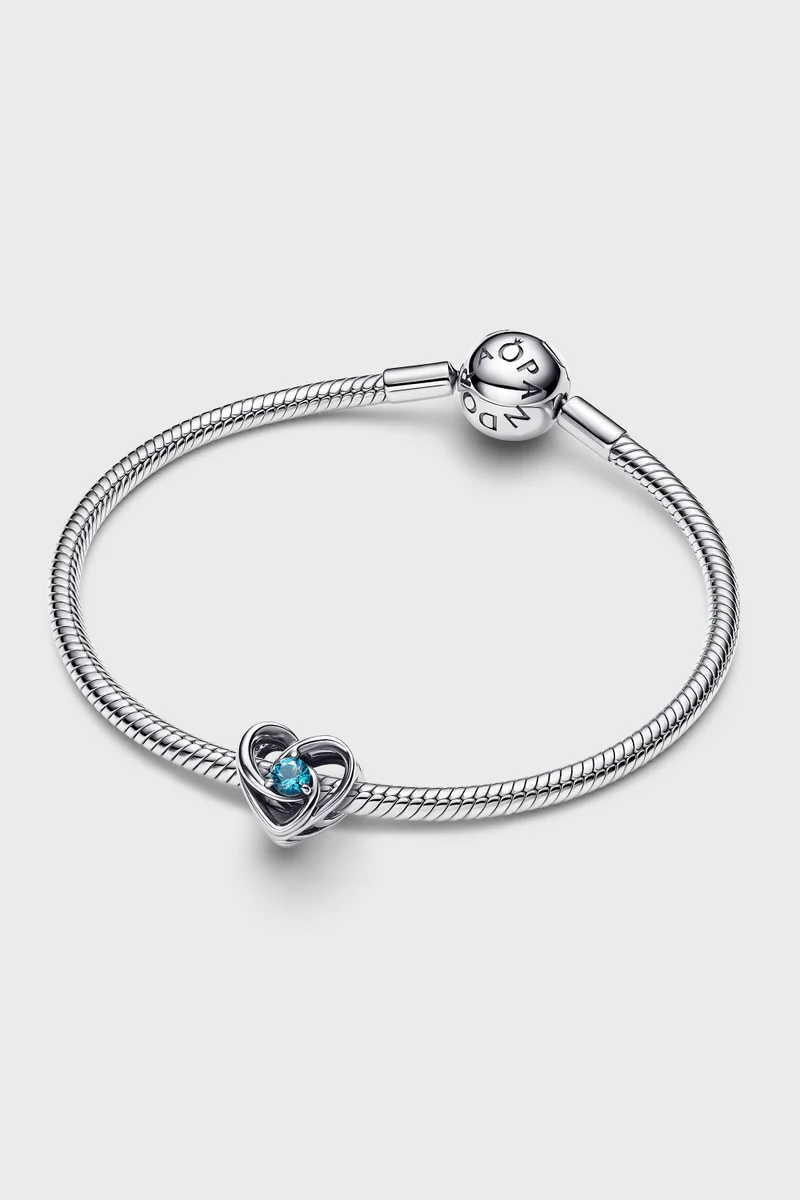 PANDORA Entwined Heart & Stones Charm