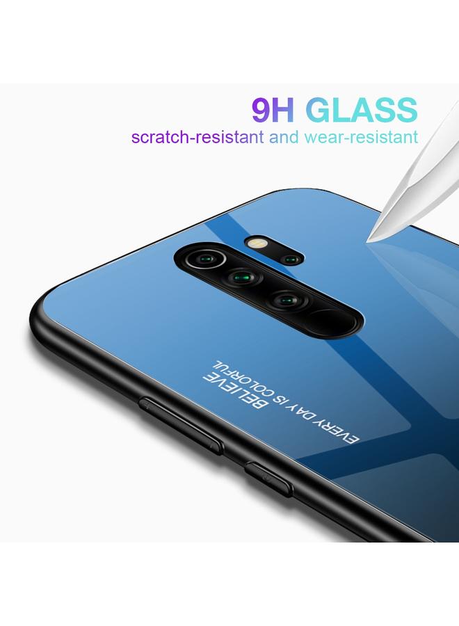 إيروريكس جراب لهاتف Xiaomi Redmi Note 8 Pro، جراب زجاجي متدرج الألوان - Image 5