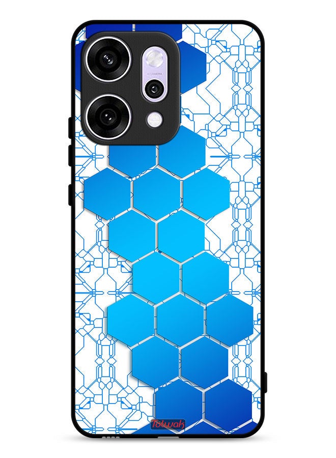 Tolwak Oppo Reno14 Pro Protective Case Cover Honeycomb Hexagon Icon Networks - Image 1