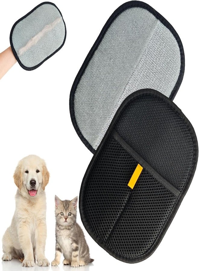 ANOXA Pet Hair Removal Glove for Cats & Dogs, Upgraded Five-Finger Electrostatic Pet Hair Gloves, Reusable Magic Brush Pet Hair Remover Tool for Laundry, Couch, Carpet, Car Seat - Image 1