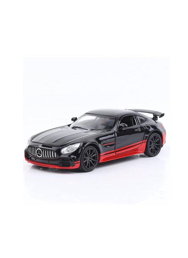Ocean - Mercedes Benz AMG GTR sports car model, alloy rear pull toy car with sound and light effects, can be used as a children's gift and office decoration. - Image 1
