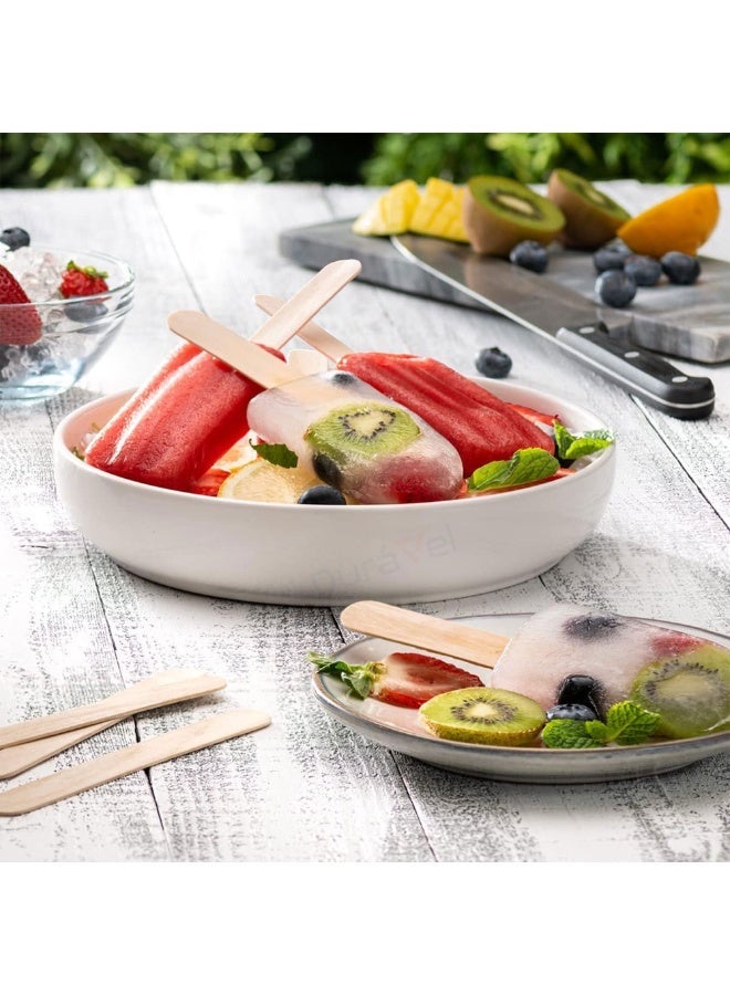 Duravel Popsicle Sticks, 6 Inches, 150 Pieces, Wooden Craft Sticks for Ice Cream, Lollipop, Waxing, Resin Stirring, Kids Art Supplies - view 5