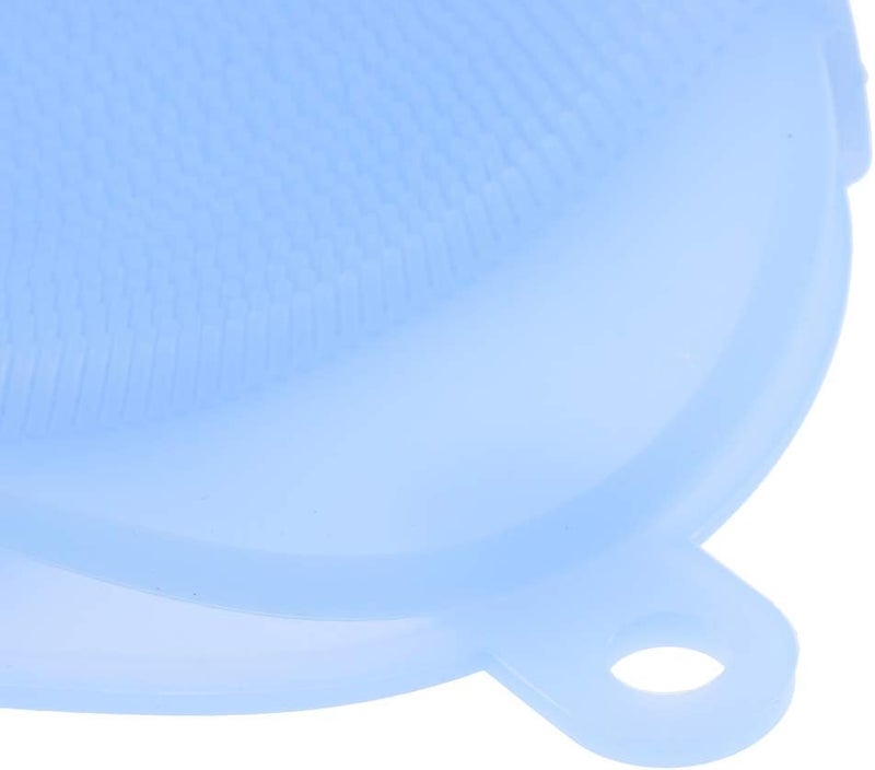 klarako Silicone Body Brush, Washing Scrubber,Shower Glove Exfoliating Body Cleansing Pad Sponge Bathing Cleaner SPA Feet Back Massage for All Kind Skins klarakoBlue - Image 2