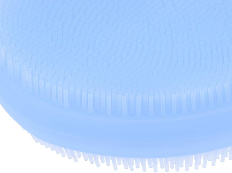 klarako Silicone Body Brush, Washing Scrubber,Shower Glove Exfoliating Body Cleansing Pad Sponge Bathing Cleaner SPA Feet Back Massage for All Kind Skins klarakoBlue - Image 5