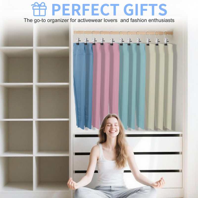 Senbowe 30 Pack Heavy Duty Clothes Pins, Boot Hangers for Closet, Laundry Hook Hanging Clips Clamps for Closet Organizer Pants Hats Socks Towels Clips, Clothespins Hanger for Travel Handbag Legging - Image 5