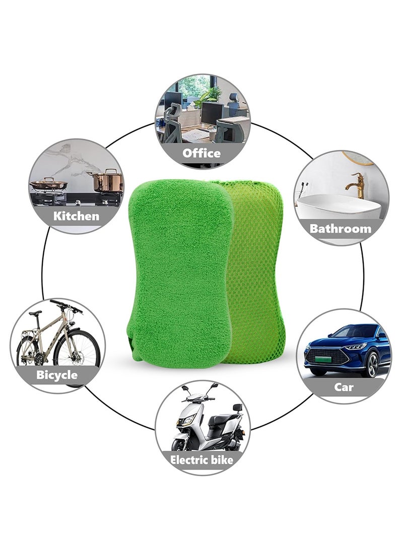 FAJ 2-in-1 Multipurpose Cleaning Sponge Super Absorbent for Car and Bike Washing, Kitchen, Office 8OOG821 - Image 4