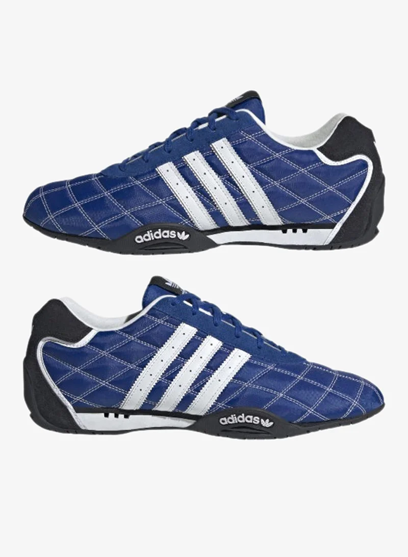 Adidas Originals POBLUE/FTWWHT/CBLACK Adiracer Lo Blue Originals Unisex Shoes  | Best Price UAE