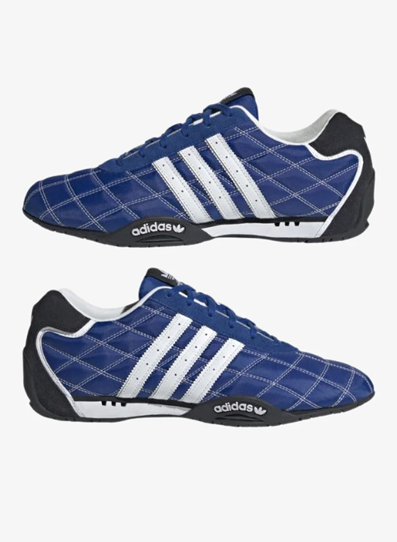 Adidas Originals POBLUE/FTWWHT/CBLACK Adiracer Lo Blue Originals Unisex Shoes  | Best Price UAE