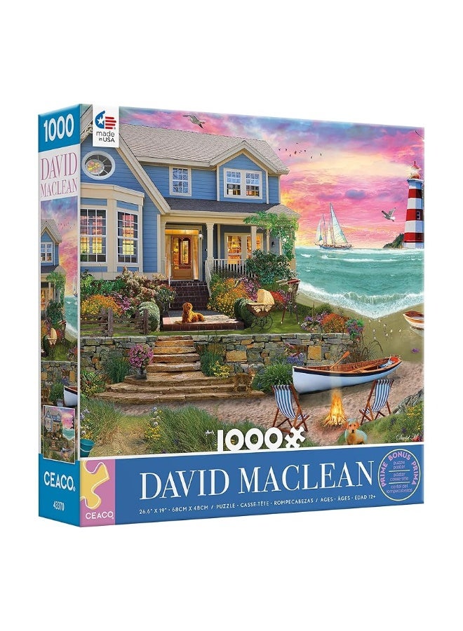 Ceaco - David MacLean - Heart Beach - 1000 Piece Jigsaw Puzzle - Image 5