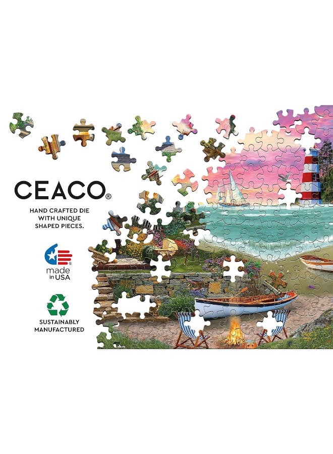 Ceaco - David MacLean - Heart Beach - 1000 Piece Jigsaw Puzzle - Image 1