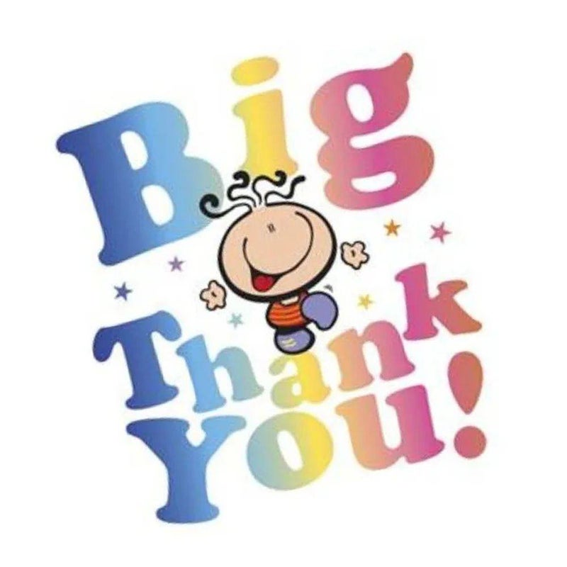 UK Greetings Bubblegum Big Thank You! Greeting Card (16 x 18 cm) - Image 2