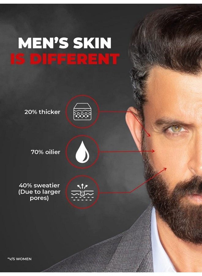 BEARDO - Charcoal 4In1 Giftset For Men ; Complete Face & Body Kit Pack Of 4 (Facewash Peeloff Mask Scrub Soap) ; Best Gift For Men ; Gift For Husband - Image 1