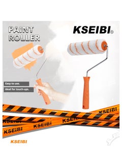 KSEIBI Paint Roller for Wall Paint Professional 230mm, Painter's Roller for Wall Paint, Long Pile, Painting Supplies with Plastic Handle, Professional Painting Accessories, Painting Supplies for House Painting  - Image 4