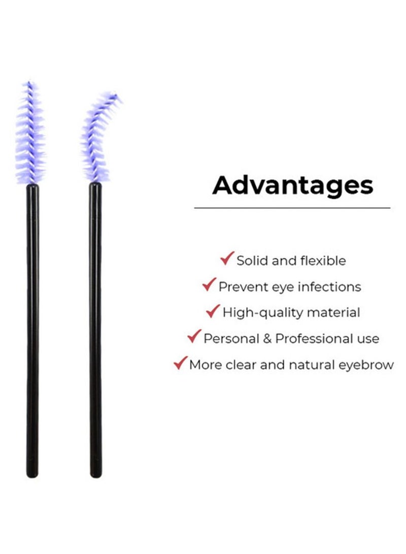 K RANGE 50 Piece Disposable Eyelash Mascara Brushes - Image 4