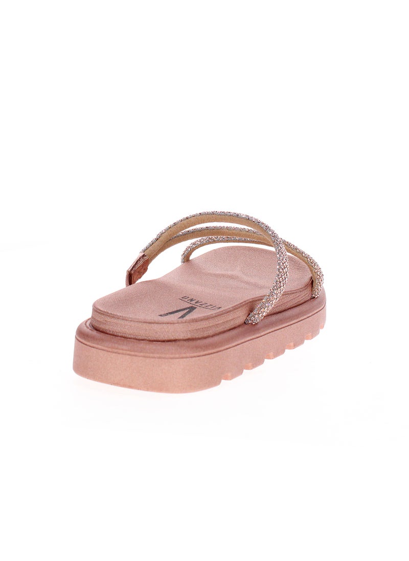 VIZZANO Flat Sandals for Women – Stylish Ladies Flat Sandals & Comfortable Flat Slippers - Image 3