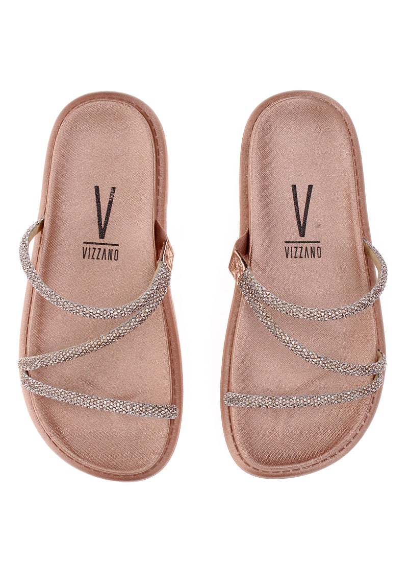 VIZZANO Flat Sandals for Women – Stylish Ladies Flat Sandals & Comfortable Flat Slippers - Image 5
