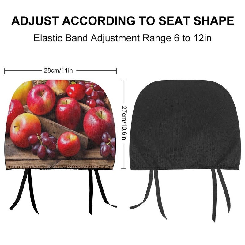 Universal 1 PCS Fruit Pattern Car Headrest Cover Soft Elastic Protector for SUV Truck - Image 3