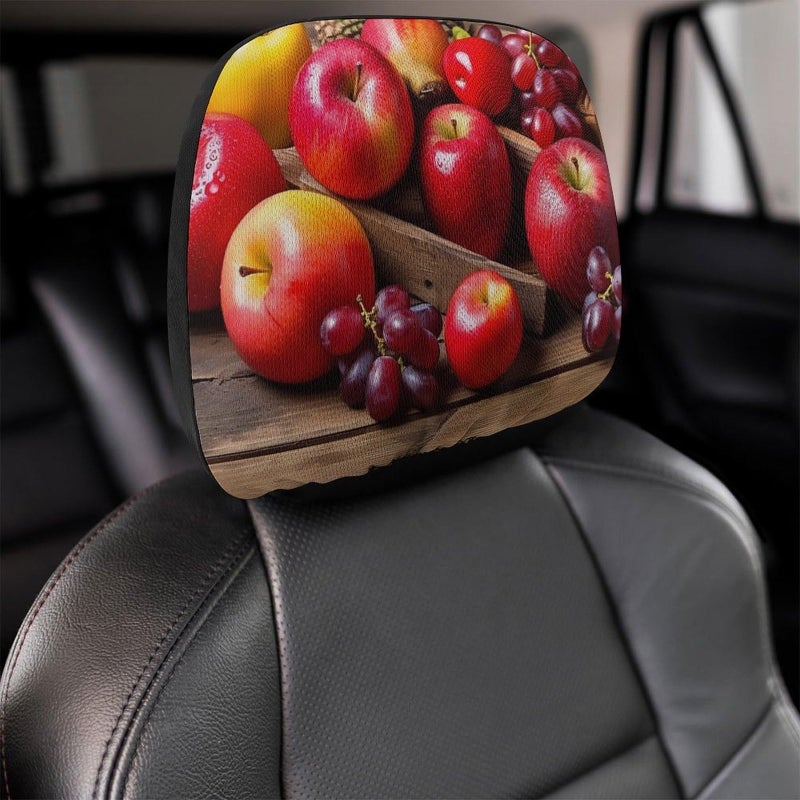 Universal 1 PCS Fruit Pattern Car Headrest Cover Soft Elastic Protector for SUV Truck - Image 5