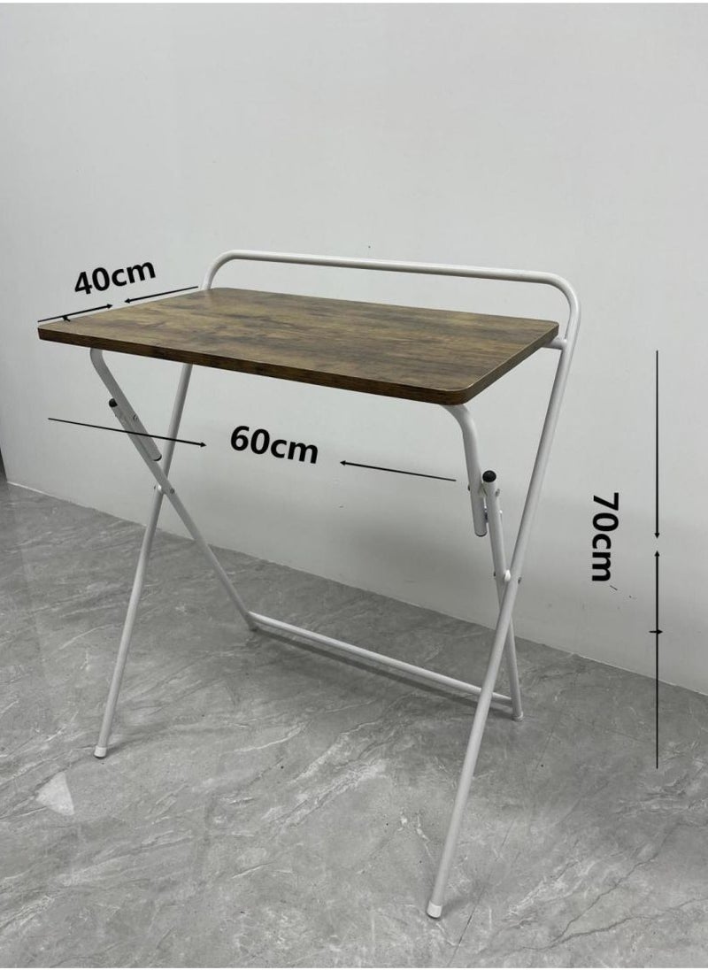 Premium Small Folding Table for Kitchen or Living Room Simple and Easy to Store Side Table