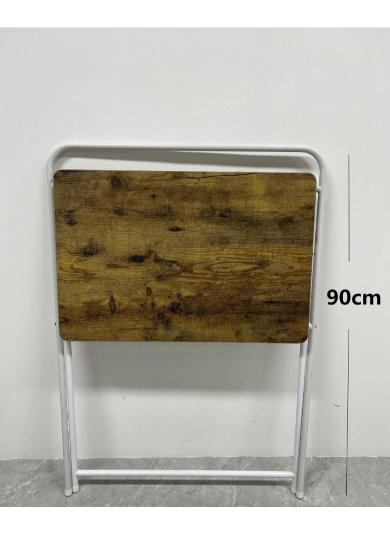 Premium Small Folding Table for Kitchen or Living Room Simple and Easy to Store Side Table