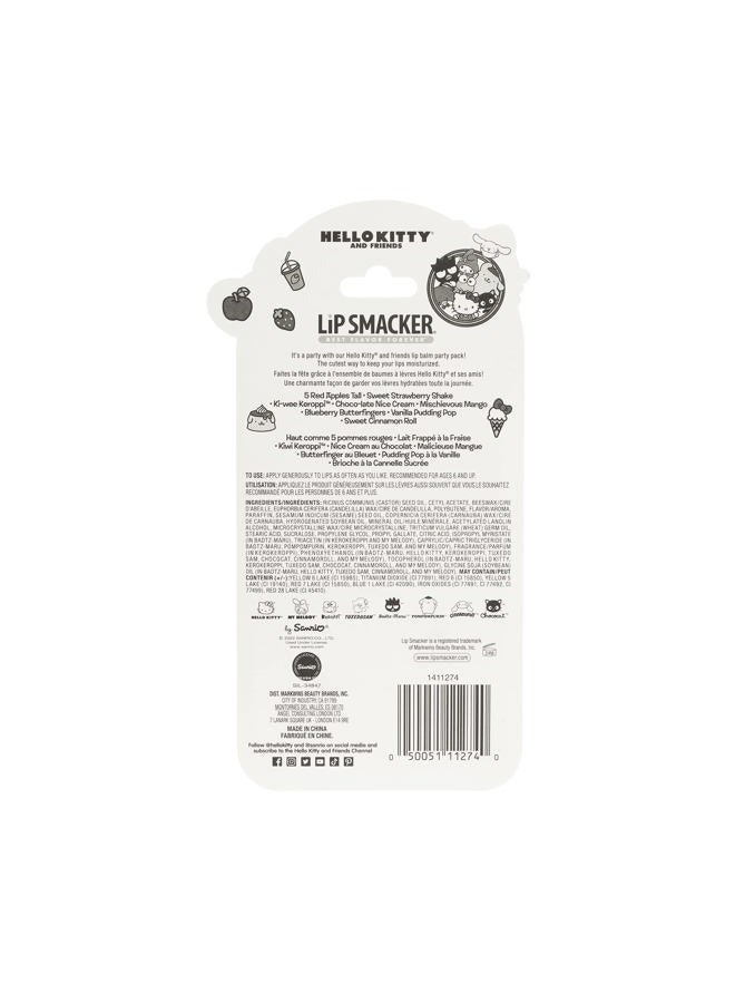 Lip Smacker Sanrio Hello Kitty and Friends 8-Piece Flavored Lip Balm, My Melody, Little Twin Stars, and Chococat, Hydrating & Protecting - Cruelty-Free - Image 5