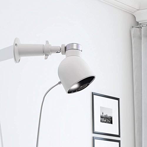 HOLACA Compatible for Nest Cam Wall Mount Versatile Aluminum Bracket Compatible for Google Nest Cam Outdoor Security Camera (White-Aluminum) - Image 2